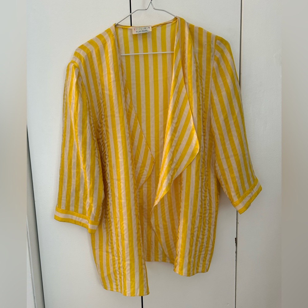 Vintage silk blouse!